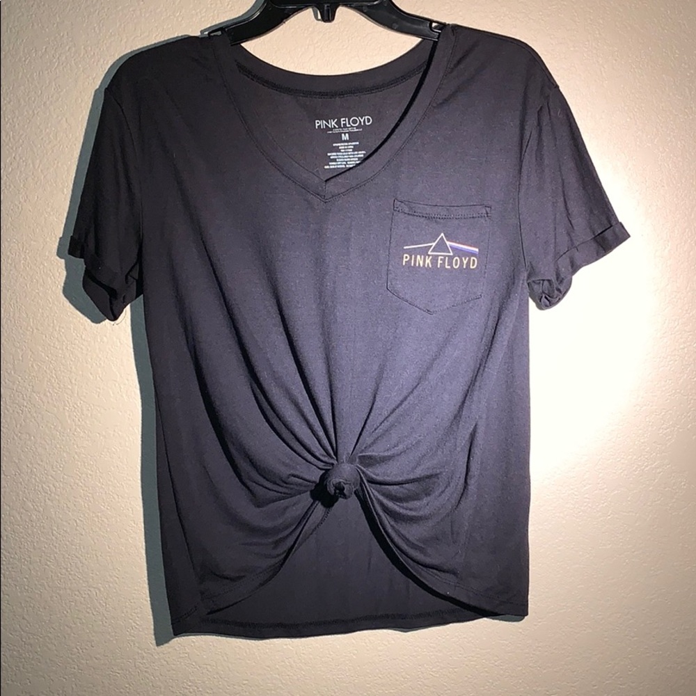 A Pink Floyd shirt
